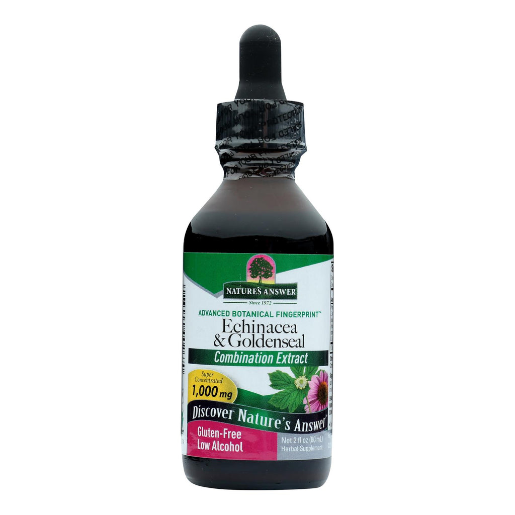Nature's Answer - Echinacea And Goldenseal - 2 Fl Oz