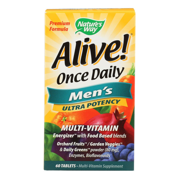Nature's Way - Alive! Once Daily Men's Multi-vitamin - 60 Tablets