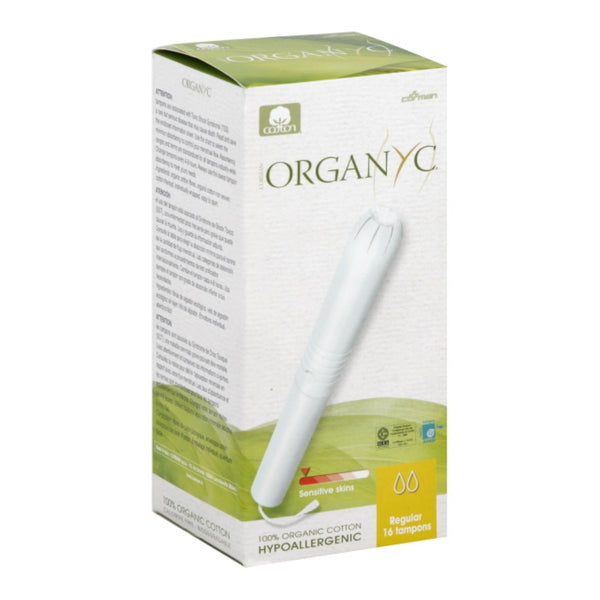 Organyc Cotton Tampons - Regular Apple - 16 Pack