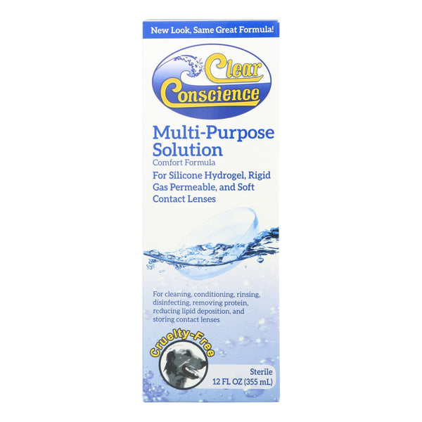 Clear Conscience Multi Purpose Contact Lens Solution - 12 Oz