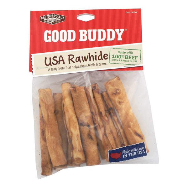 Castor And Pollux Good Buddy Rawhide Mini Rolls - Case Of 12