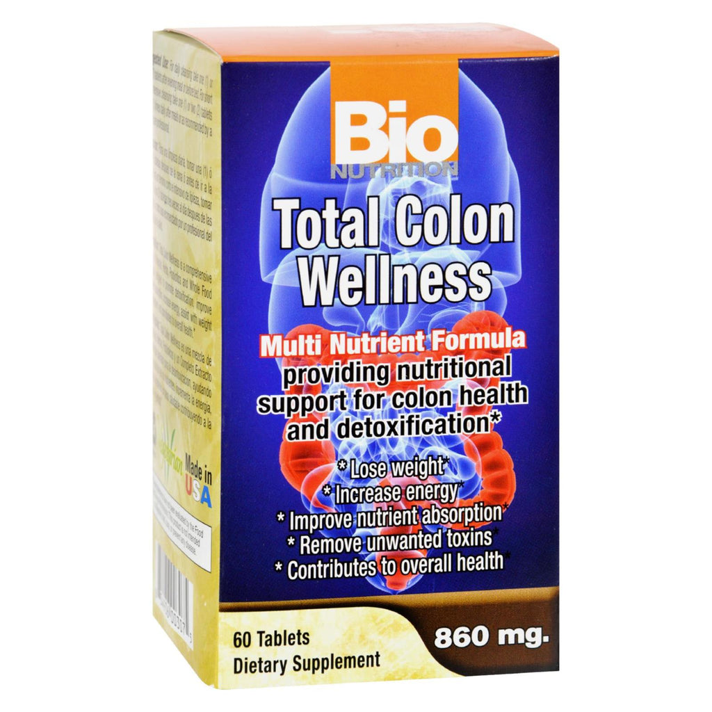 Bio Nutrition - Total Colon Wellness - 60 Tablets
