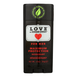 Herban Cowboy Deodorant - Love Maximum Protection - 2.8 Oz