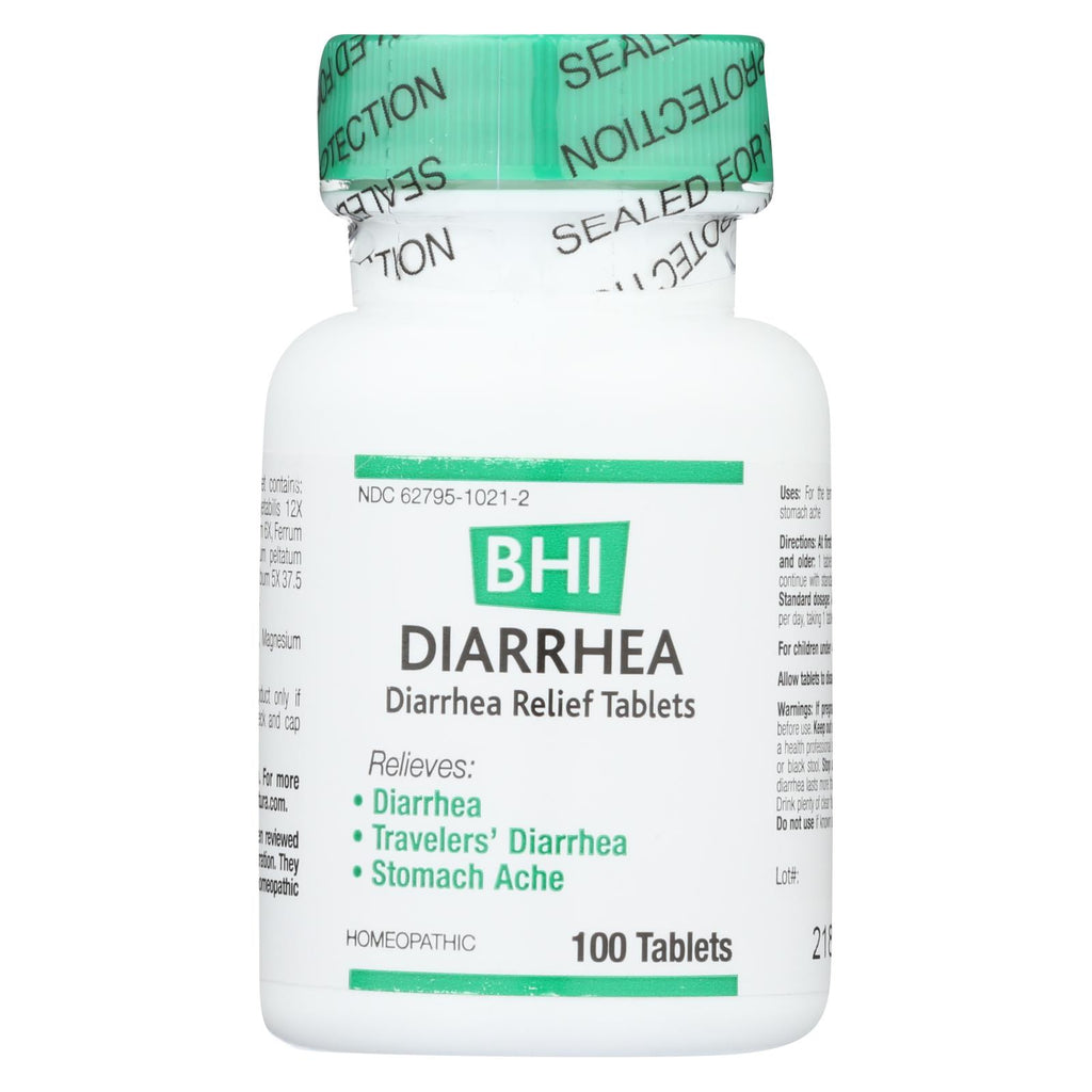 Bhi - Diarrhea Relief - 100 Tablets