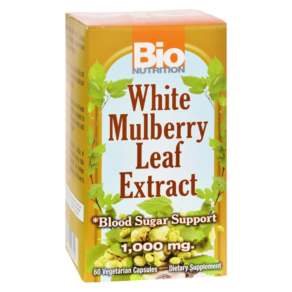 Bio Nutrition - Inc White Mulberry Leaf Extract - 1000 Mg - 60 Veg Capsules