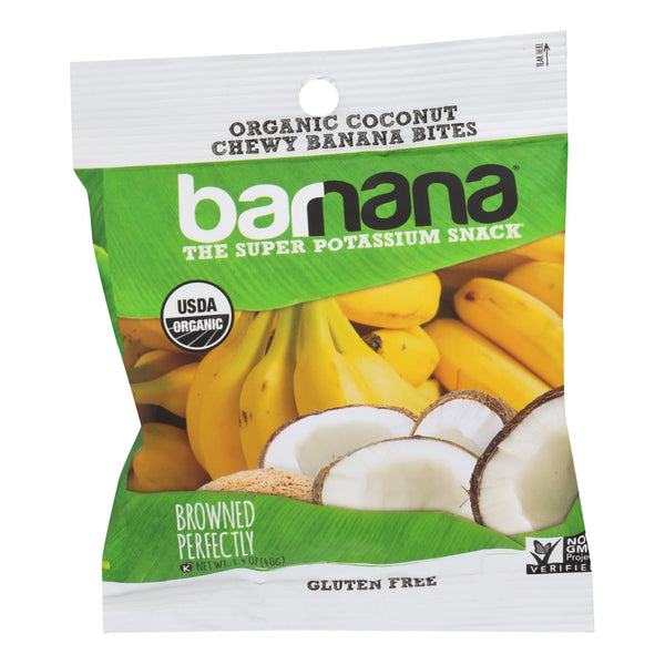 Barnana Organic Chewy Banana Bites - Coconut - Case Of 12 - 1.4 Oz