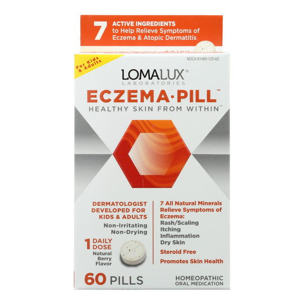 Loma Lux Laboratories Acne Eczema - Chewable - Quick Dissolving - 60 Count