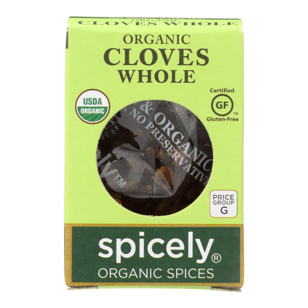 Spicely Organics - Organic Cloves - Whole - Case Of 6 - 0.15 Oz.