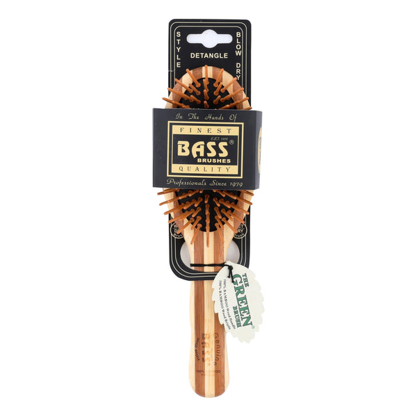 Bass Brushes - Bamboo Wood Bristle Brush - Large - 1 Count